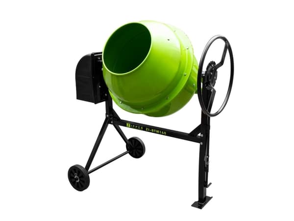 Dragkedja ZI-BTM160, 160 L, Svart, Grön, 2 hjul, Växelström, 650 W, 230 V