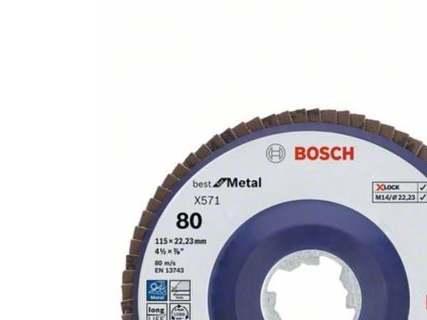 Bosch Accessories 2608619207 Metalskive til slibning Diameter 115 mm Borings-diameter 22.23 mm 1 stk