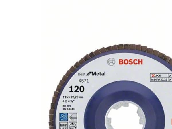 Bosch Accessories 2608619208 Metalskive til slibning Diameter 115 mm Borings-diameter 22.23 mm 1 stk