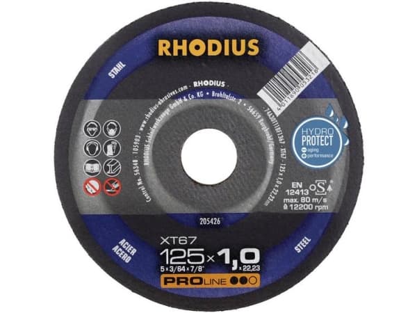 Rhodius XT67 205711 Skärskiva rak 230 mm 22.23 mm 1 st