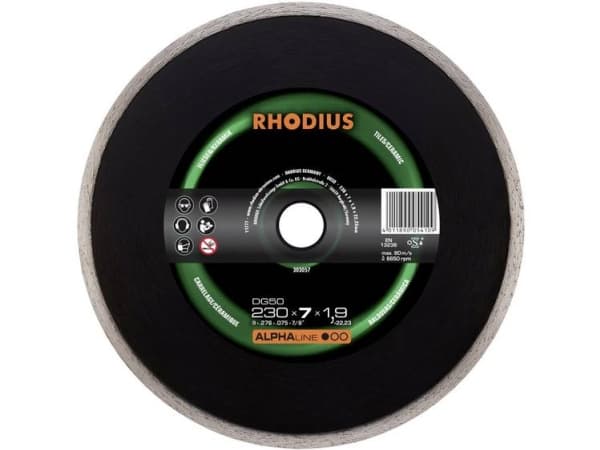 Rhodius DG50 timanttiterä 125 x 5,0 x 1,6 x 22,23 mm Rhodius DG50 1,6 mm 125 mm 1 kpl 1 kpl