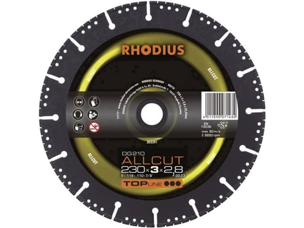 Rhodius 303390 Diamantskivor Diameter 180 mm 1 st