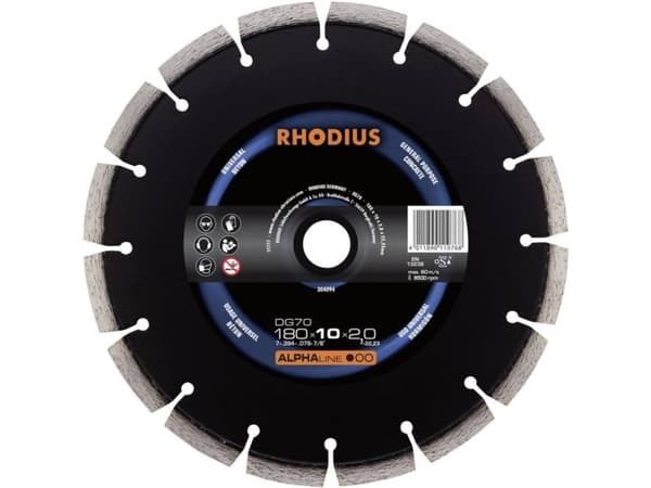 Rhodius 304091 Diamantskivor Diameter 115 mm 1 st