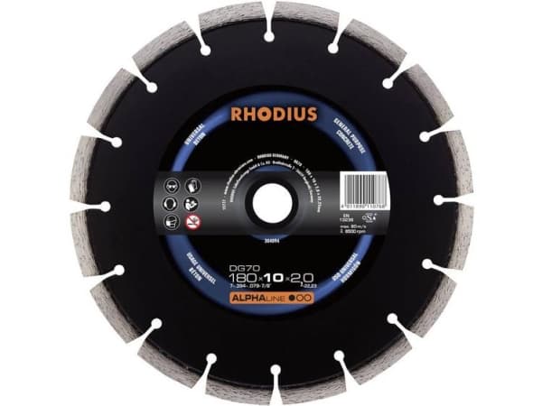 Rhodius 304091 Diamantskivor Diameter 115 mm 1 st