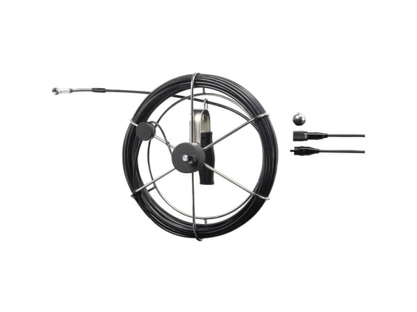 VOLTCRAFT BS-9.8mm/20m Endoskop-sonde 20 m Vandtæt, LED-belysning