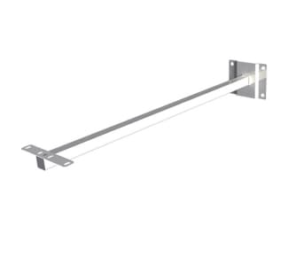 ESYLUX Wall Arm 700 WH, Vit, Stål, 1 kg, 700 mm, 40 mm, 40 mm