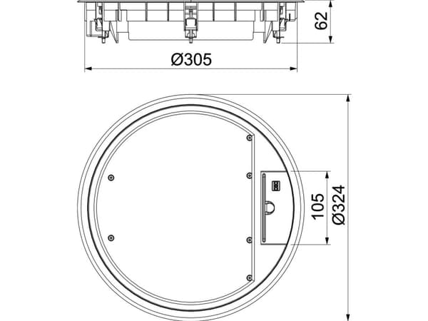 OBO Bettermann GESR9 SR U 7011 Apparatindsats