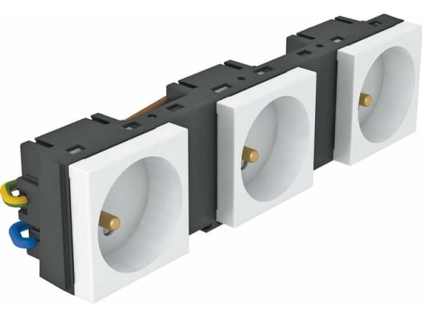 OBO Bettermann Vertr Moduulin tuki 3x1gang MT45V 3 3WS V (7408697)