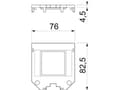 Miniatyrbild 4 av 4: OBO Bettermann UT3 P1 Cover