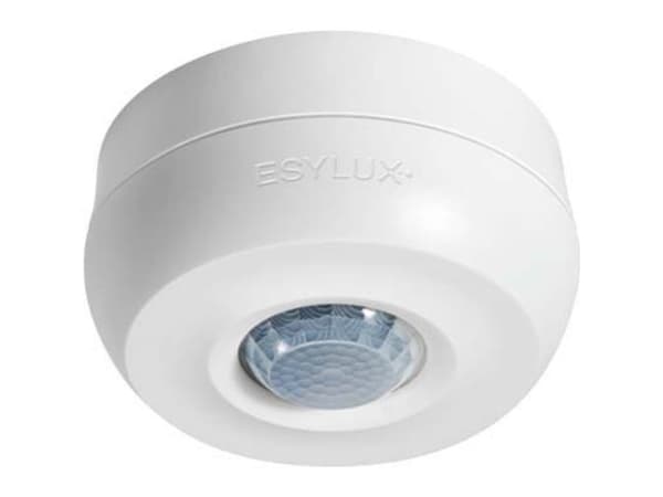ESYLUX EB10430473 Overflademonteret Loft-tilstedeværelsesalarm 360 ° Hvid IP40