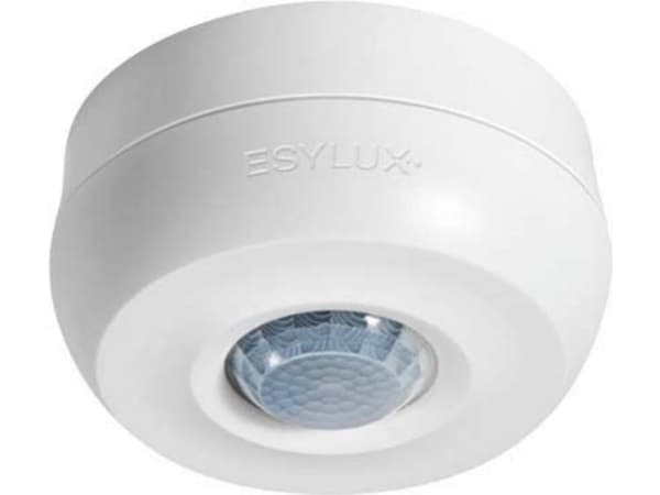 ESYLUX EB10430473 Overflademonteret Loft-tilstedeværelsesalarm 360 ° Hvid IP40