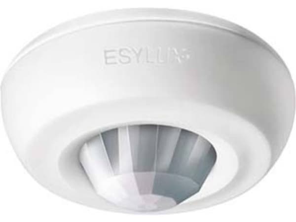 ESYLUX EB10430855 Loft-tilstedeværelsesalarm Overflademonteret 360 ° Hvid IP40