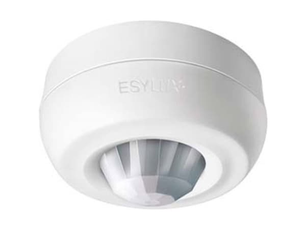 ESYLUX EB10430909 Pinta-asennettava kattoon asennettava liiketunnistin 360° Valkoinen IP40