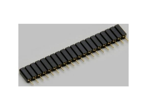 TRU COMPONENTS Bøsningsliste (præcision) Antal rækker: 1 Poltal hver række: 36 TC-2506415 1 stk