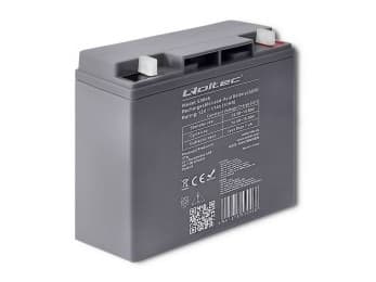 Qoltec - UPS-batteri - 1 x batteri - blysyre - 17 Ah