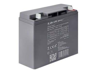 Qoltec AGM battery - UPS-batteri - 1 x batteri - blysyre - 18 Ah