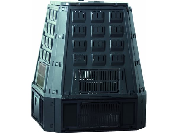 Prosperplast IKEV850C-S411, 850 L, Musta, 900 mm, 910 mm, 1345 mm, 1 kpl