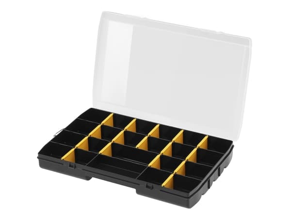 Stanley STST81680-1, Förvaringslåda, Svart, Gul, Rektangulär, Polypropylen (PP), Polykarbonat, Vit