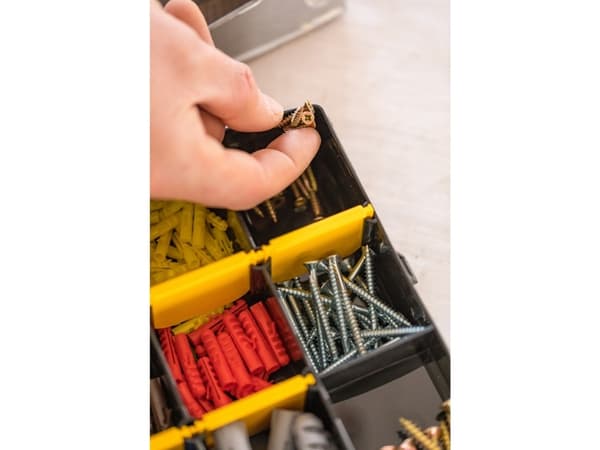 Stanley STST81681-1, Förvaringslåda, Svart, Gul, Rektangulär, Polypropylen (PP), Monokromatiskt, Polykarbonat