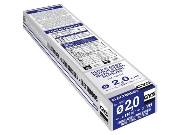 GYS GY 38 Typ Svejseelektroder 155 stk (Ø x L) 2 mm x 350 mm 55 A (max.)