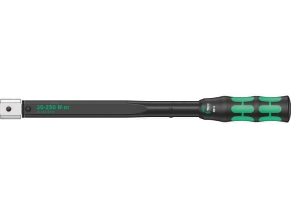 Wera CLICK-TORQUE XP 4, Momenttiavain, Nm, Mekaaninen, 20 - 250 Nm, Musta, Vihreä, 45,7 cm