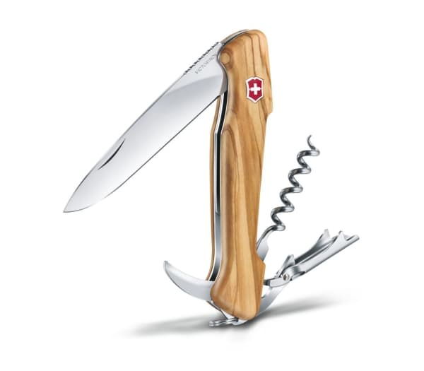 Victorinox Wine Master, Klappkniv med lås, Multiverktøyskniv, Klipp punkt, Tre, Sølv, 6 verktøy