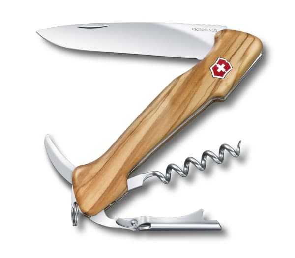Victorinox Wine Master, Klappkniv med lås, Multiverktøyskniv, Klipp punkt, Tre, Sølv, 6 verktøy