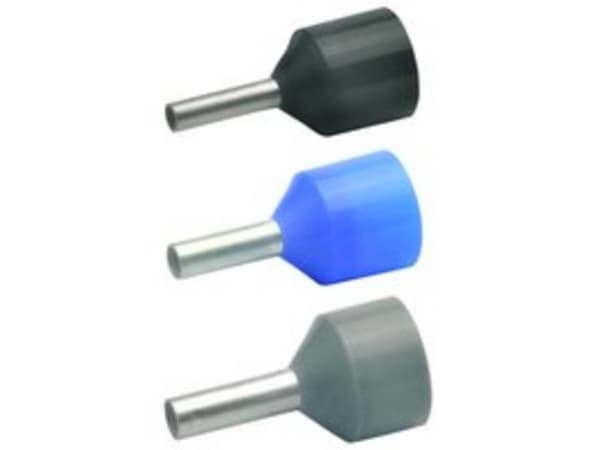 Klauke 4338 Kabelsko 2.5 mm² Delvist isoleret Blå 100 stk