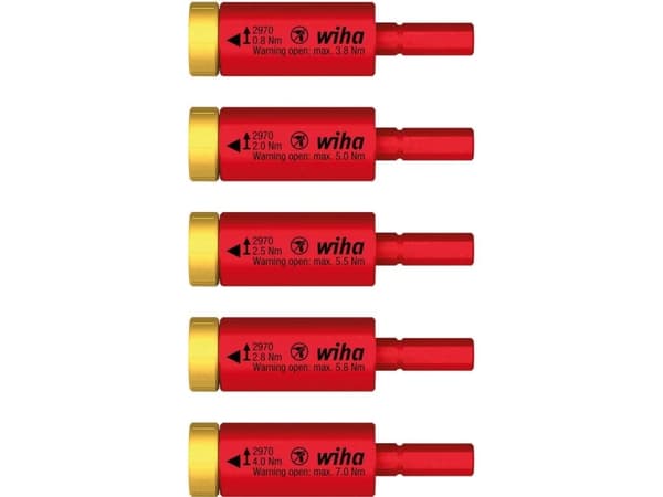 Wiha 41479, 5 stykker, Torq-Set, 4 Nm, 168 g