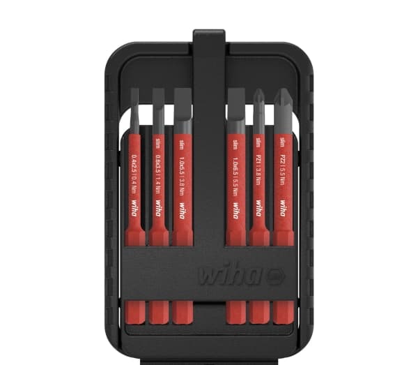Wiha 43157, 6 kpl, Pozidriv, Paikka, PZ 1, PZ 2, 2.5,3.5,5.5,6.5 mm, 142 g