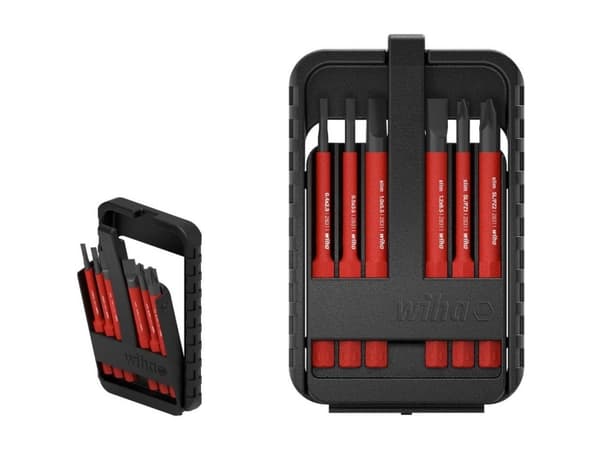 Wiha 43158, 6 styck, Pozidriv, Öppning, PZ 1, PZ 2, 2.5,3.5,5.5,6.5 mm, 142 g