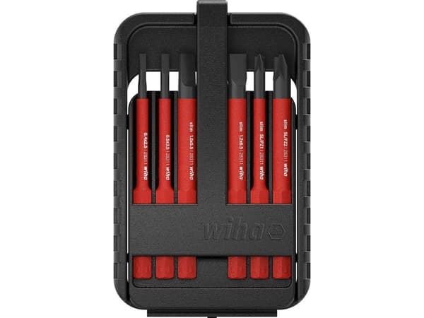 Wiha 43158, 6 styck, Pozidriv, Öppning, PZ 1, PZ 2, 2.5,3.5,5.5,6.5 mm, 142 g