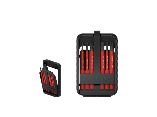 Wiha 43158, 6 styck, Pozidriv, Öppning, PZ 1, PZ 2, 2.5,3.5,5.5,6.5 mm, 142 g