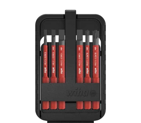 Wiha 43158, 6 styck, Pozidriv, Öppning, PZ 1, PZ 2, 2.5,3.5,5.5,6.5 mm, 142 g