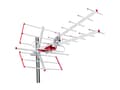 Pikkukuva 4 / 5: TV-antenni DVB-T Maclean MCTV-855 EXTERNAL , Combo UHF VHF passiivinen max 100dBµV, Lte suodatin