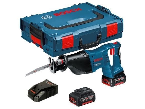 Bosch sladdlös sabelsåg Bosch GSA 18 V-LI 2x5.0Ah L-BOXX (060164J00B)