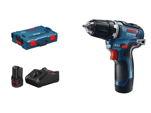 Bosch GSR 12V-35 Professional - Drill/driver - trådløs - 2 hastigheter 10 mm - 35 N·m - 2 batterier - 12 V