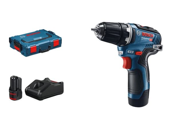 Bosch GSR 12V-35 Professional - Drill/driver - trådløs - 2 hastigheter 10 mm - 35 N·m - 2 batterier - 12 V