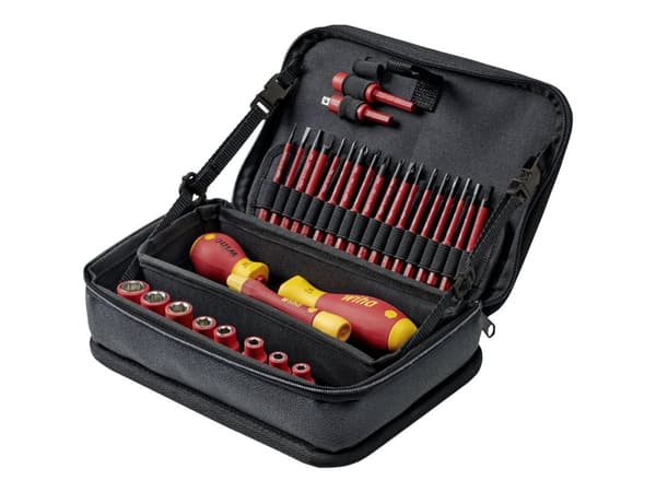 Wiha slimVario electric 7209N - Verktøyssett - 32 deler - inn multifunctional flexible bag