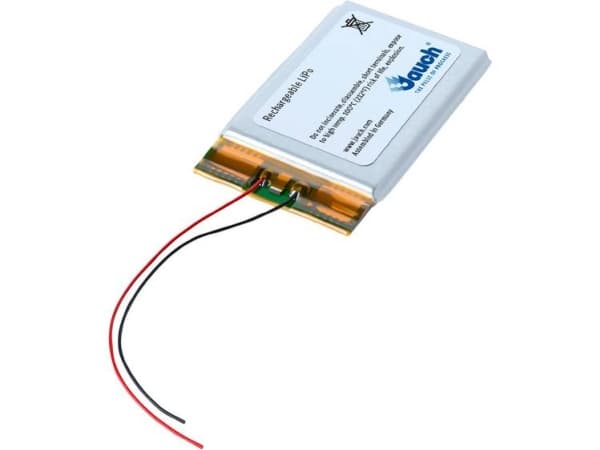 Jauch Quartz LP503759JU Special-batteri Prismatisk Kabel LiPo 3.7 V 1350 mAh