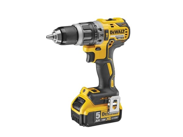 DeWALT DCK266P2, Iskuruuvain, Pistoolikahva, Keltainen, Akku, 5 ah