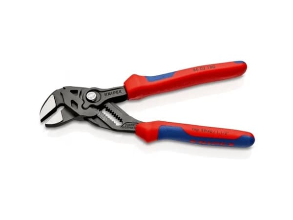Knipex 86 02 180, 4 cm, Plast, Blå, Rød, 43 mm, 180 mm, 14 mm