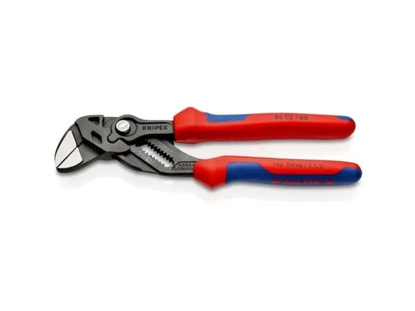 Knipex 86 02 180, 4 cm, Plast, Blå, Rød, 43 mm, 180 mm, 14 mm