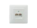 Miniatyrbild 3 av 5: Rutenbeck 13010247, RJ-45, -5 - 50 °C, vit, plast, IP20, 125 V