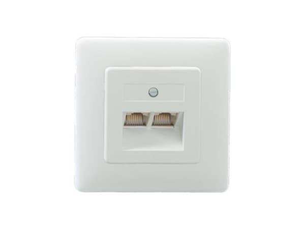 Rutenbeck 13010247, RJ-45, -5 - 50 °C, vit, plast, IP20, 125 V