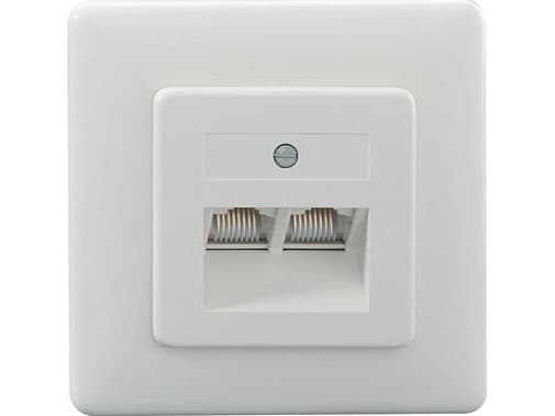 Rutenbeck 13010247, RJ-45, -5 - 50 °C, vit, plast, IP20, 125 V