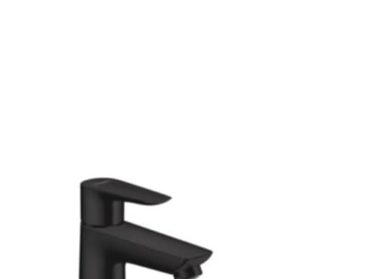 hansGrohe Talis E 110 håndvaskarmatur m/løft-op bundventil, mat sort