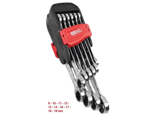 KS Tools 503.4250, Kromvanadiumstål, 72 stykker, DIN 3113, ISO 3318, 10 stykker, 1,24 kg