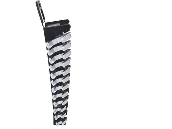 KS Tools 517.0052, Kromi, Kromivanadiini-teräs, Suora, 13,11,9,17,8,10,12,14,16,18,19 mm, 880 g, Laatikko