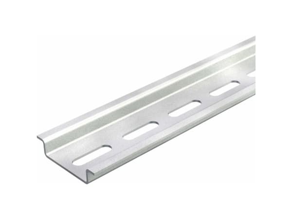 OBO Bettermann 2069 L 2M FS DIN-kisko rei'itetty Teräs 2000 mm 1 kpl